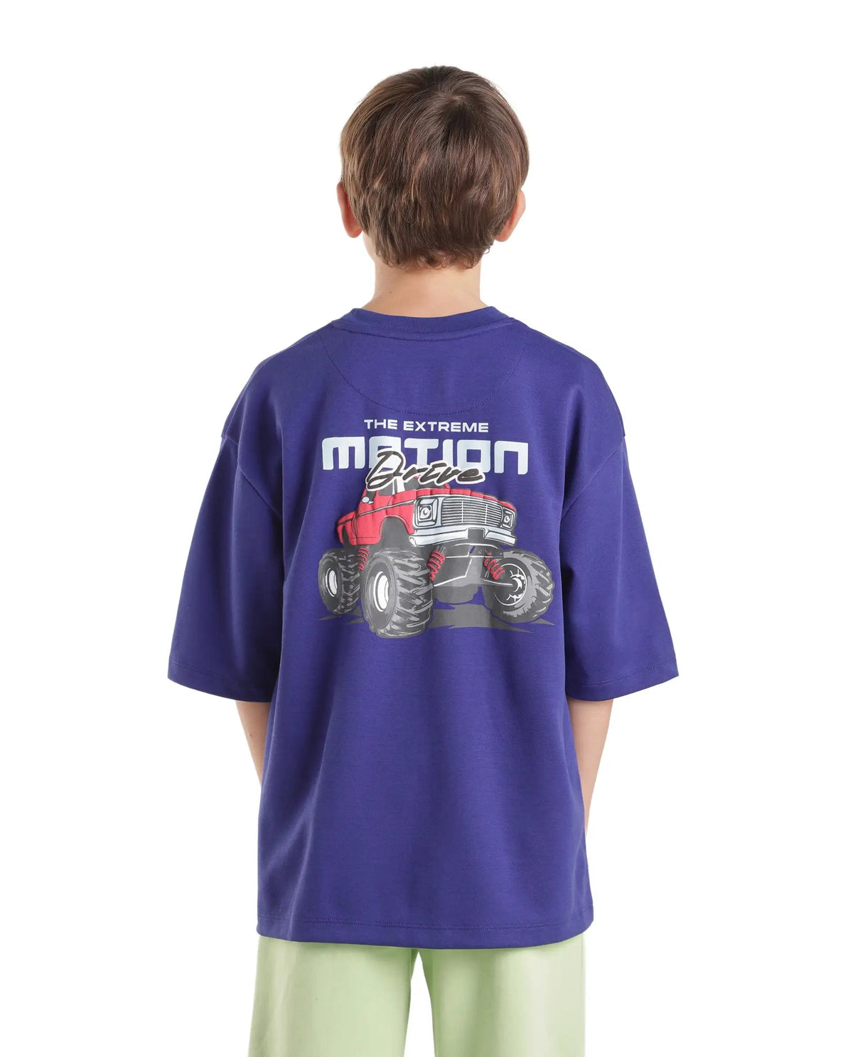 Rare Ones Boys Jamz Cotton Blend T-Shirt - Dark Purple