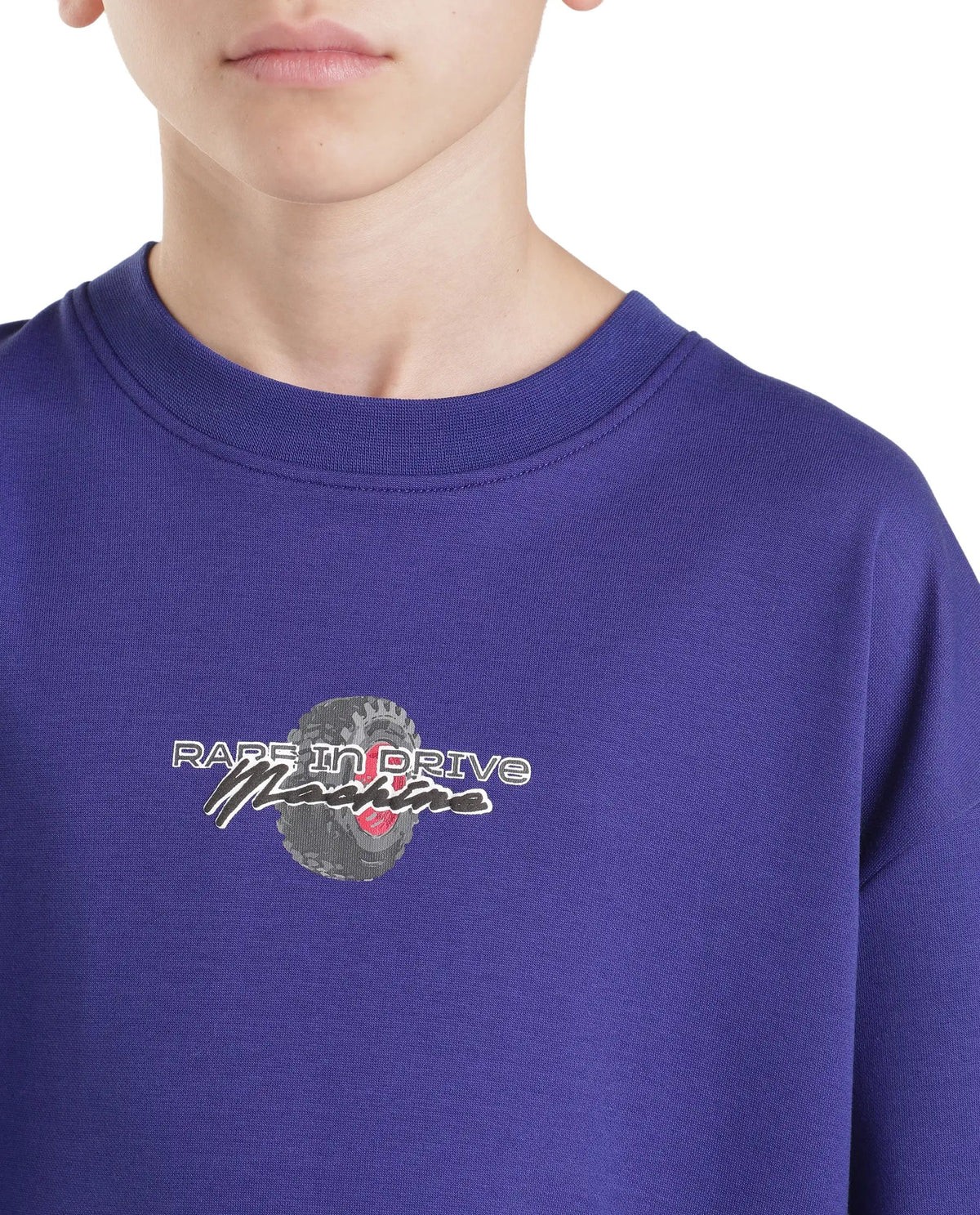 Rare Ones Boys Jamz Cotton Blend T-Shirt - Dark Purple