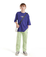 Rare Ones Boys Jamz Cotton Blend T-Shirt - Dark Purple