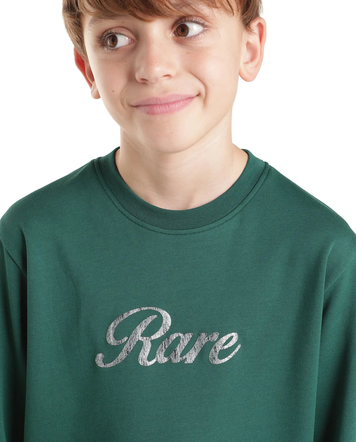 Rare Ones Boys Hank Regular Fit Cotton Blend T-Shirt - Green