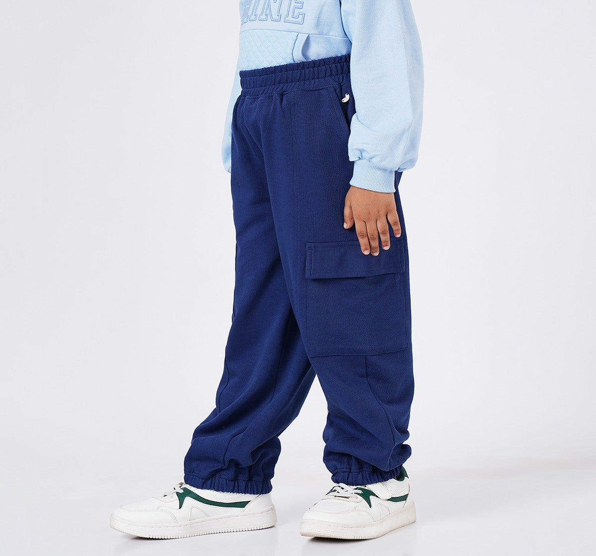 Elasticated Hem Jogger Navy