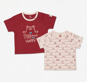 Raglan Half Sleeve Tees Multi Pack of 2
