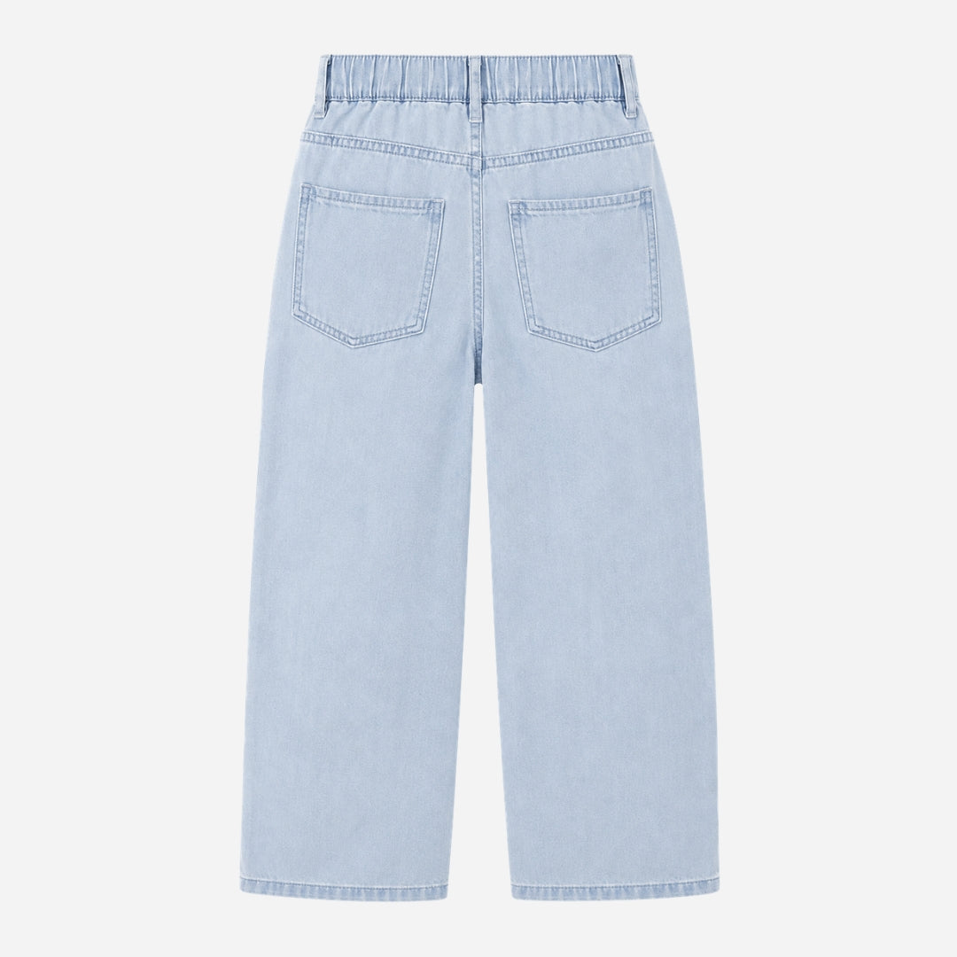 Vitamins Girls Denim Pant Ice Blue