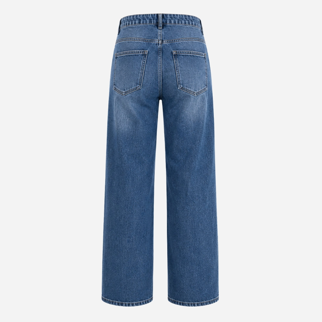 Vitamins Girls Boot Cut Denim Pant Dx Blue
