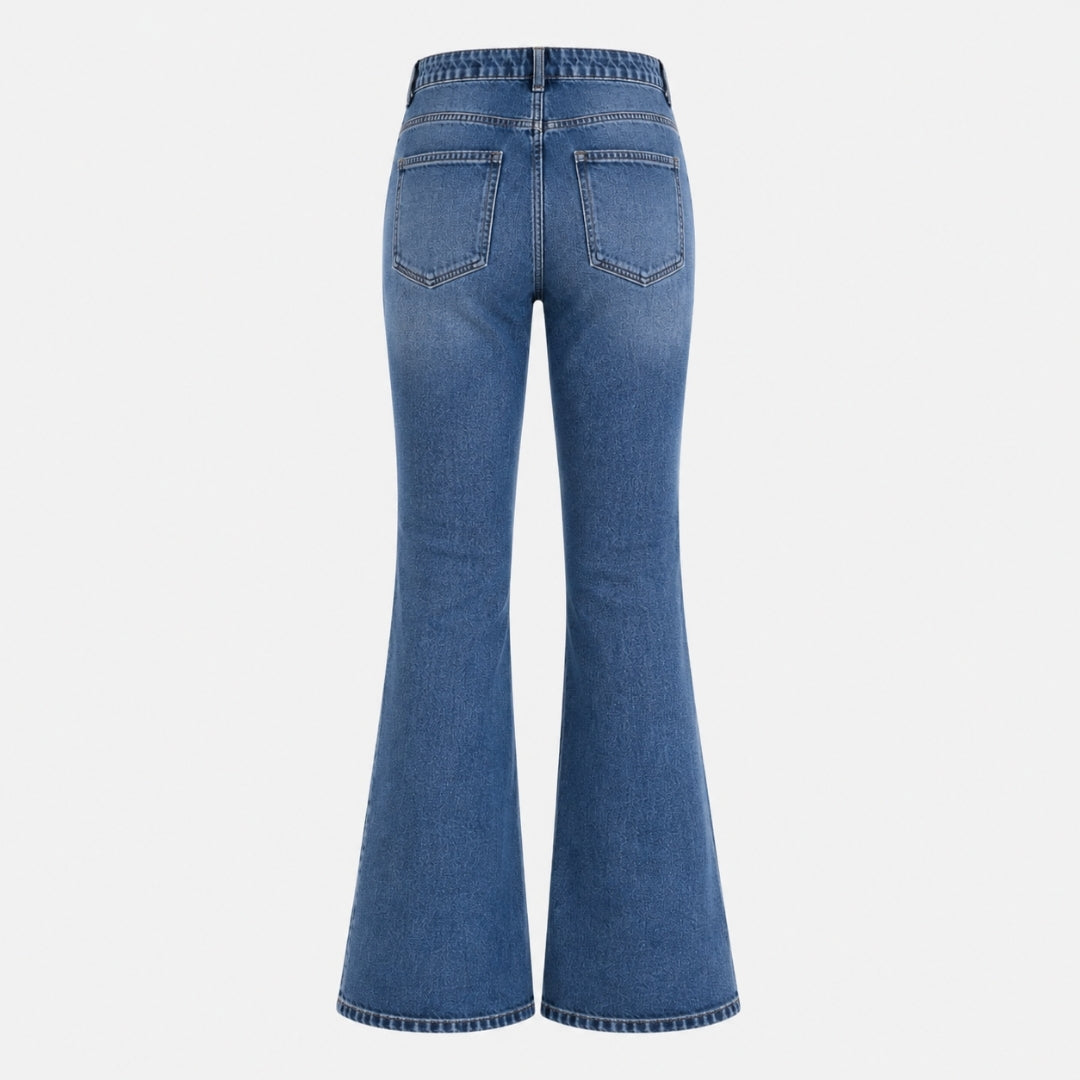 Vitamins Girls Boot Cut Denim Pant Dx Blue