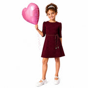 Girls Knit Dress Salsa by Vitamins