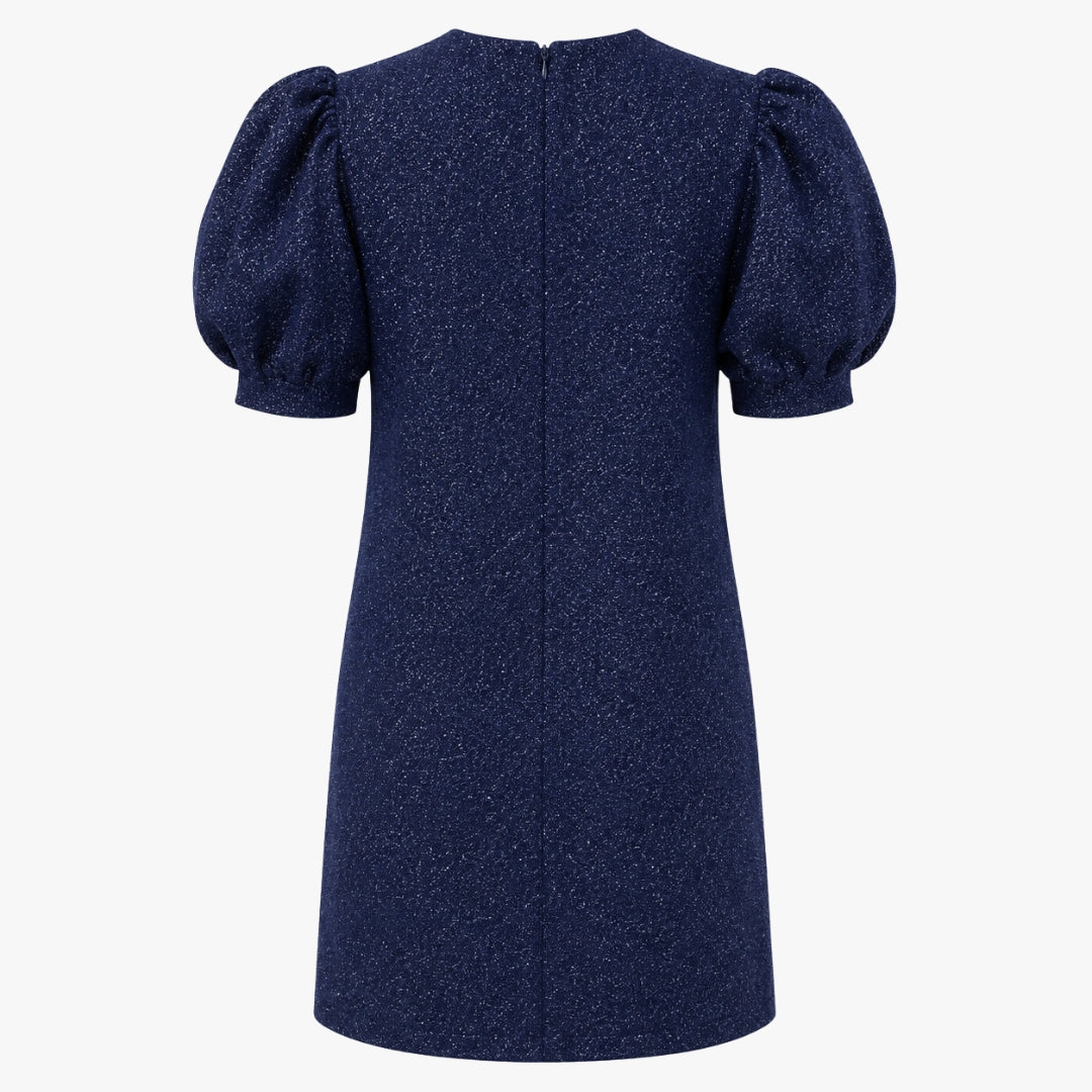Eclipse Woven Half-Sleeve Dress for Girls