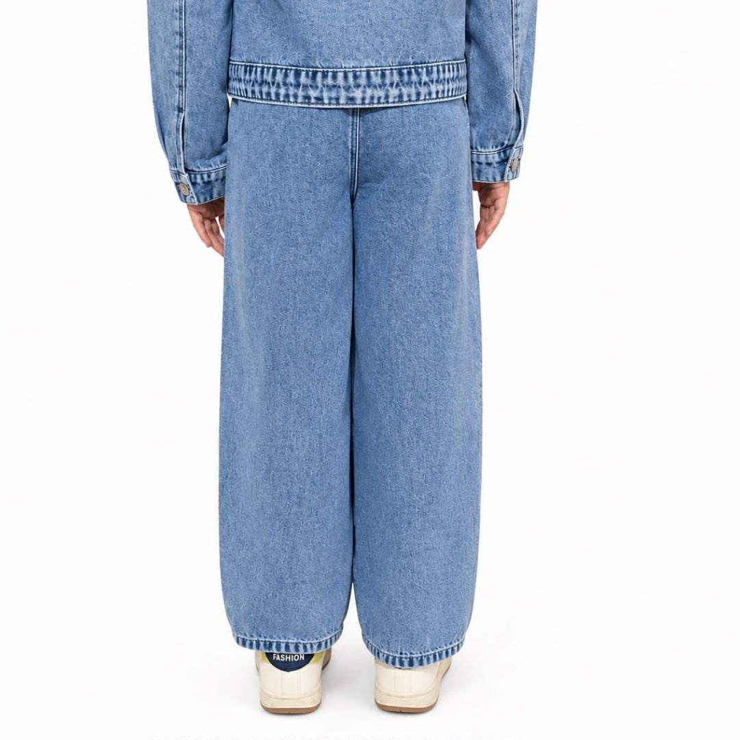 Vitamins Girls Denim Cord Bottom Stone Blue