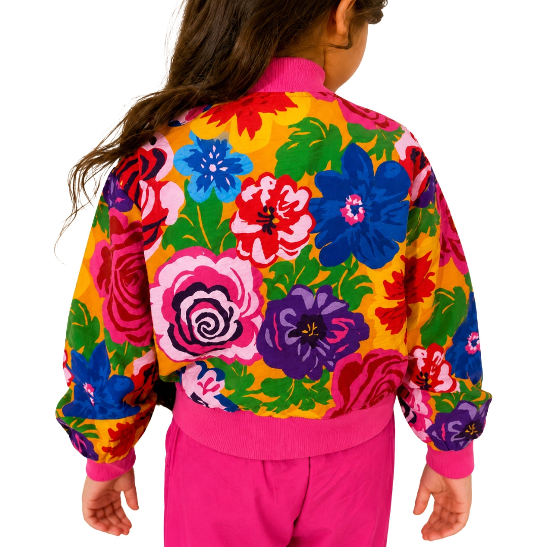 Printed Cord Top for Girls Gold Fusion
