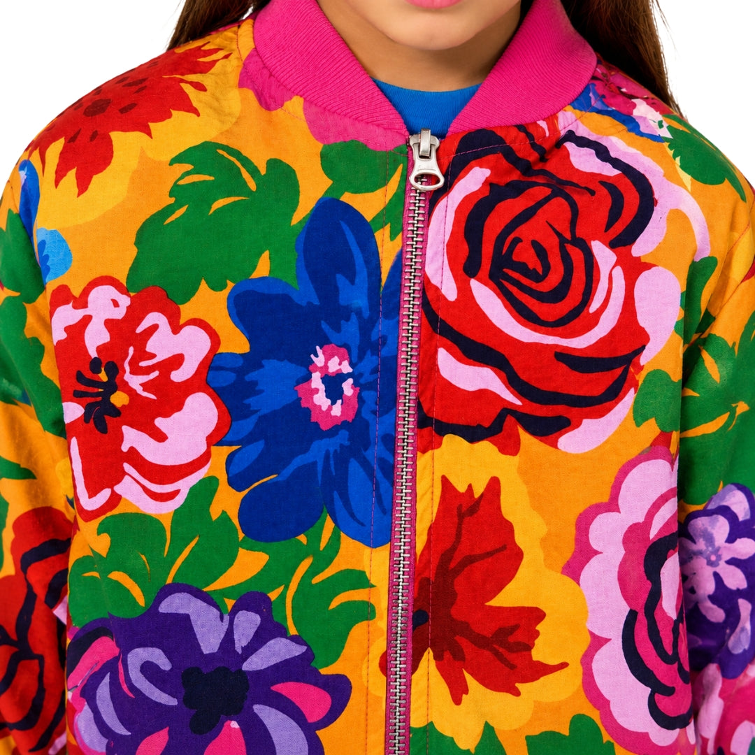 Printed Cord Top for Girls Gold Fusion