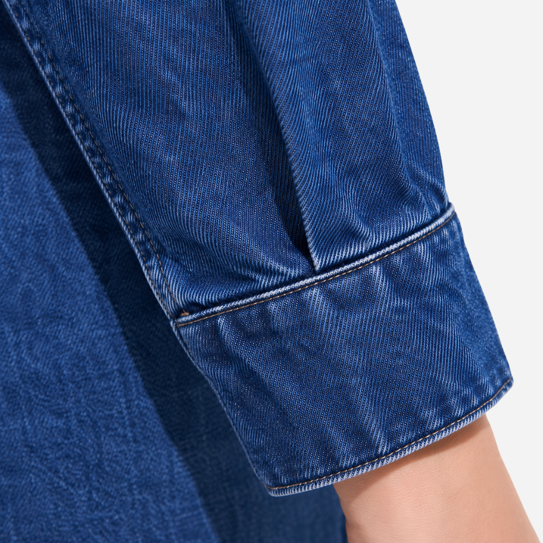 Girls Embroidered Cord Top Dx Blue by Vitamins