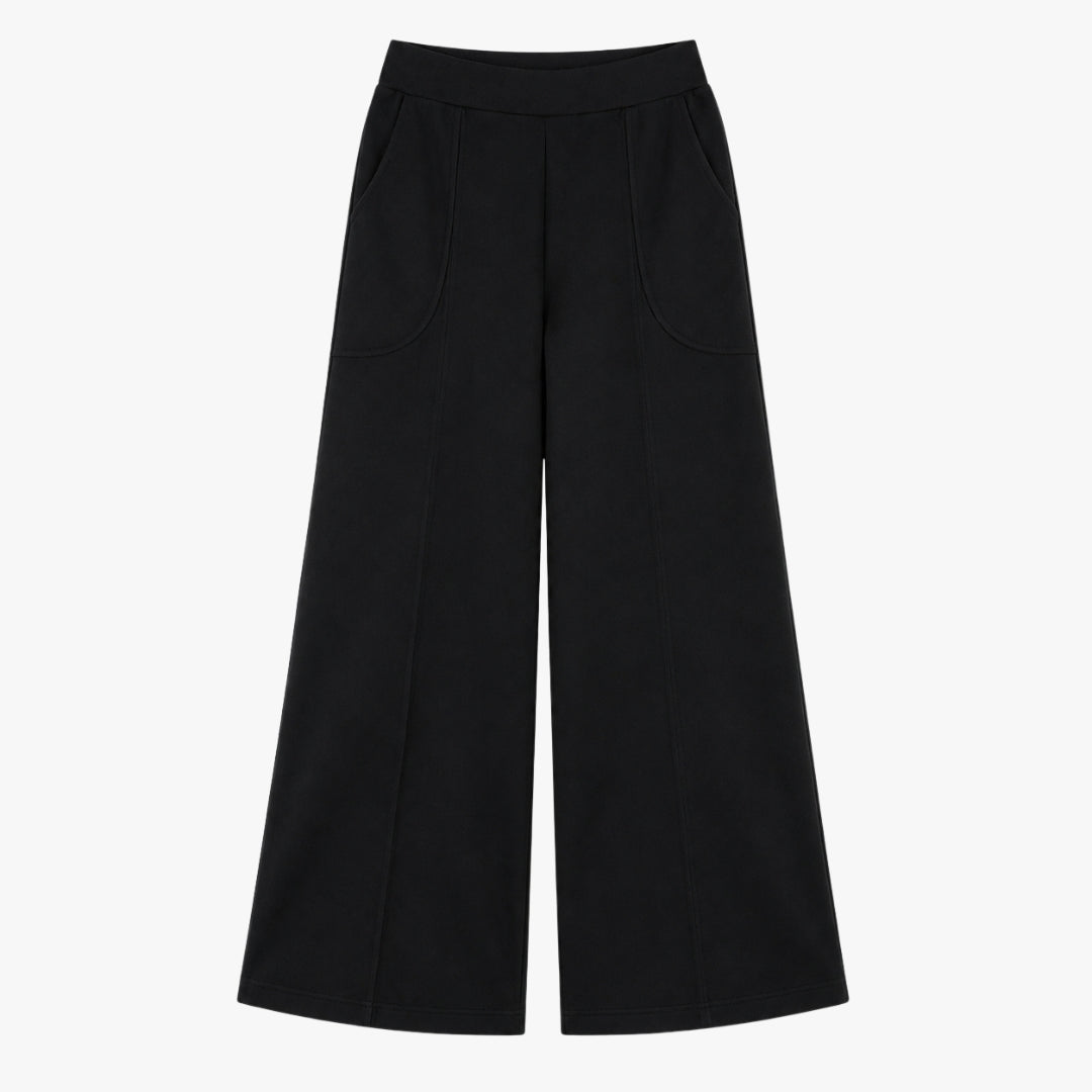 Embroidered Cord Bottom for Girls Black
