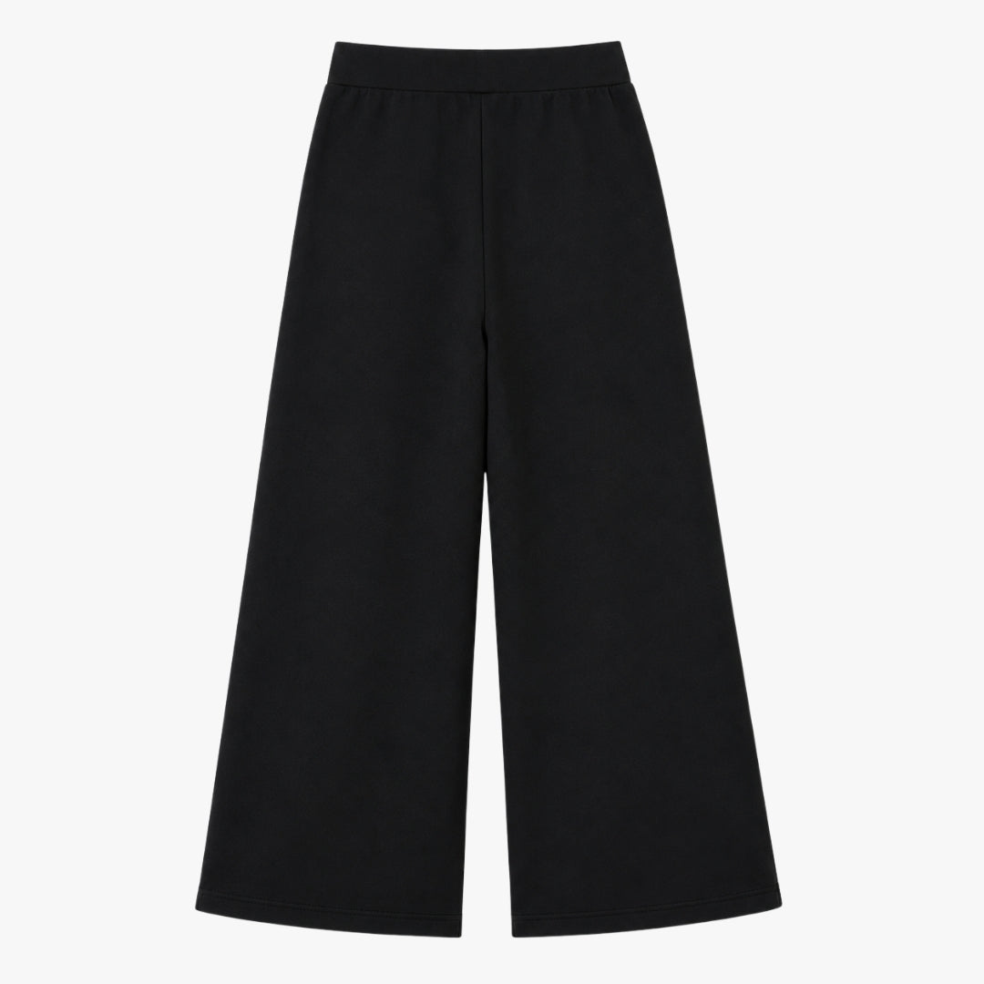 Embroidered Cord Bottom for Girls Black