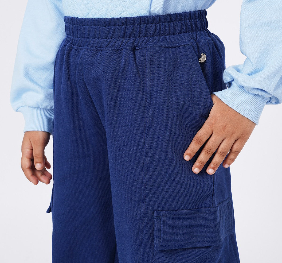 Elasticated Hem Jogger Navy