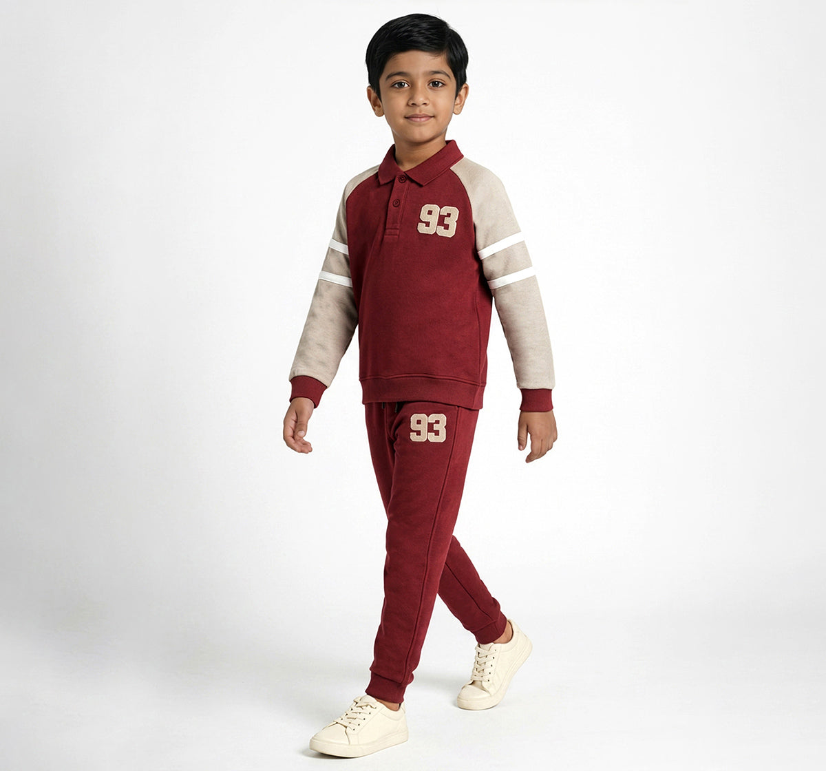 Sweatshirt & Joggers Coordinate Set Red