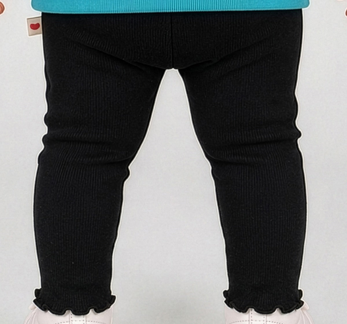 Legging Bottoms Rib Black