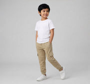 Knit Jogger with Side Pocket Detail Beige
