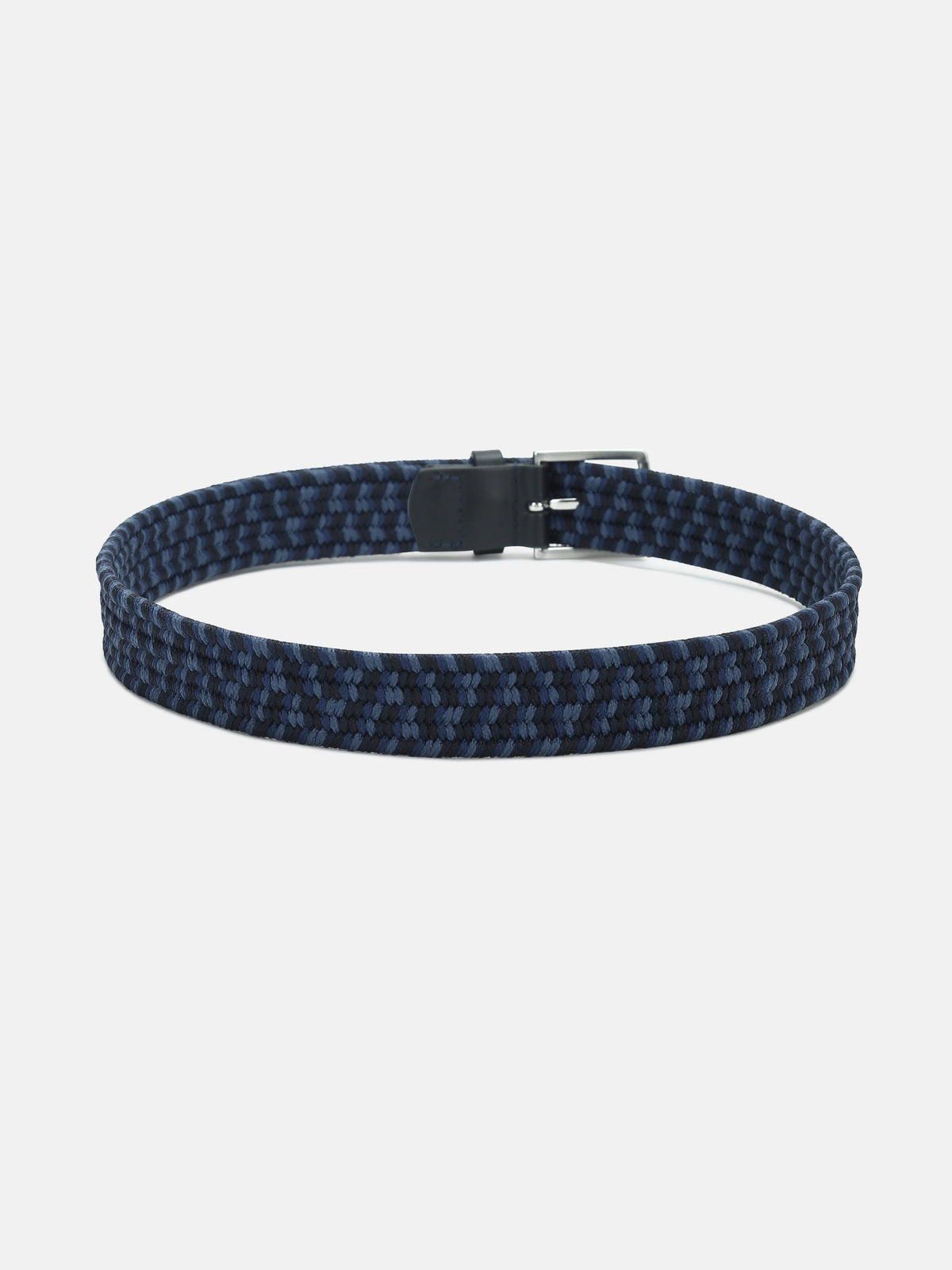 Boys Colorblock Blue Polyester Classic Belt Space Blue