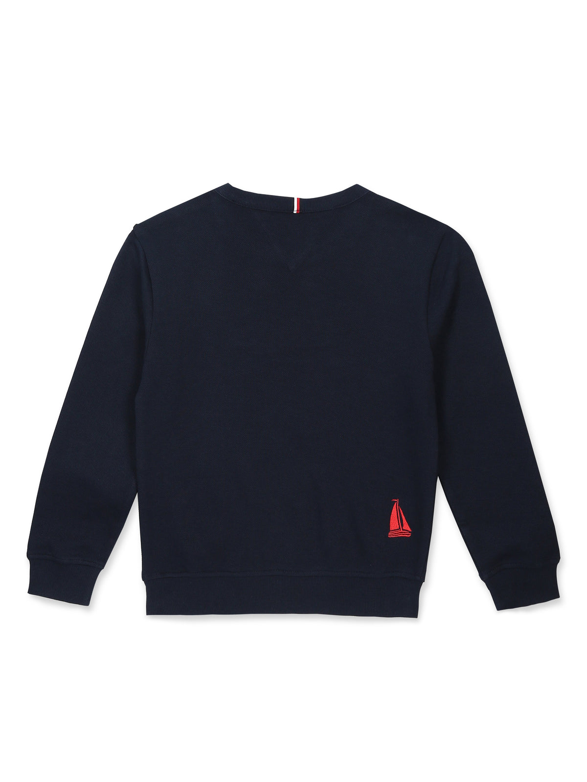 Logo Navy Regenerative Cotton Sweatshirt for Boys