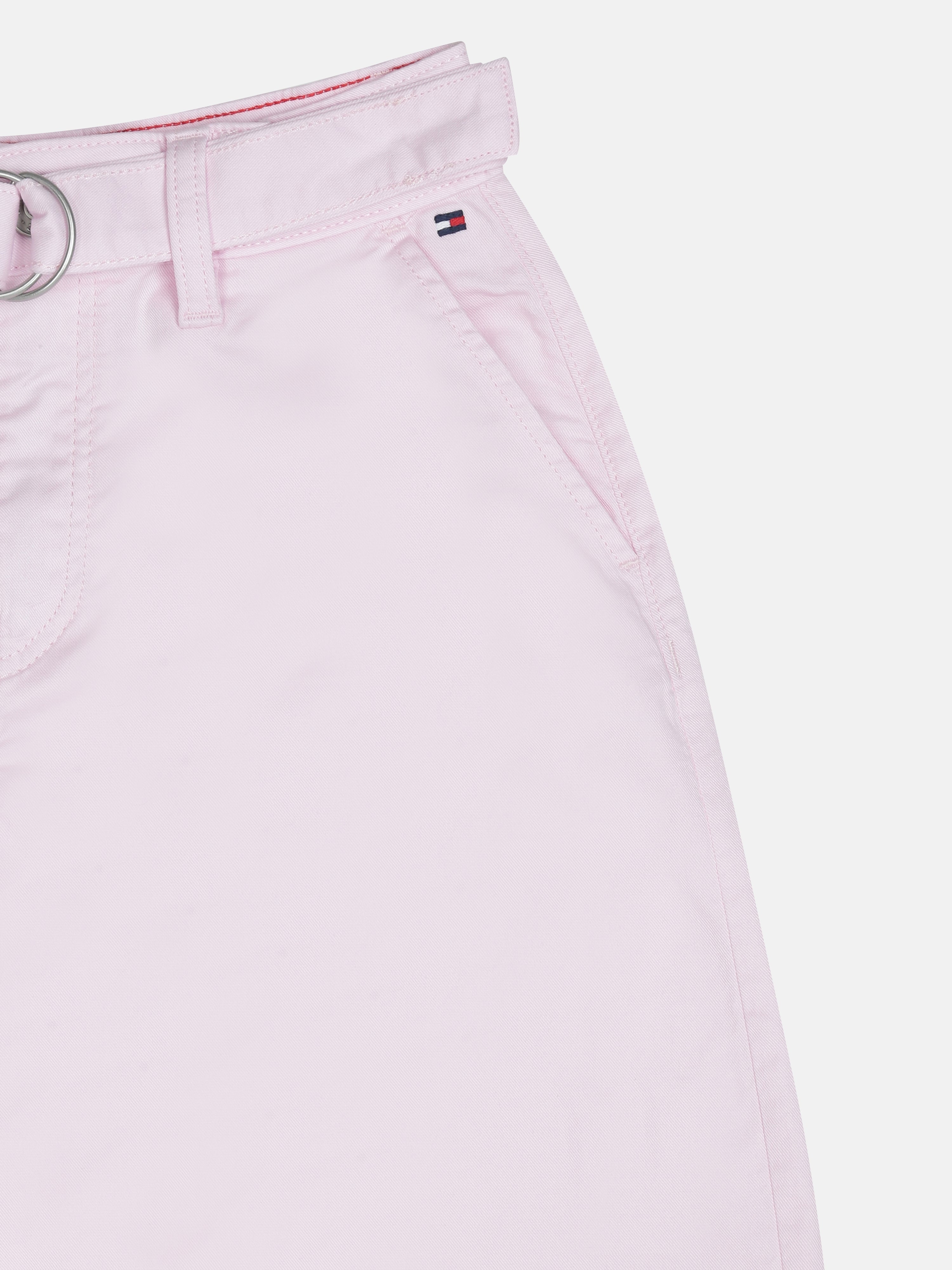 Girls Pink Straight Fit Non-Denim Pants