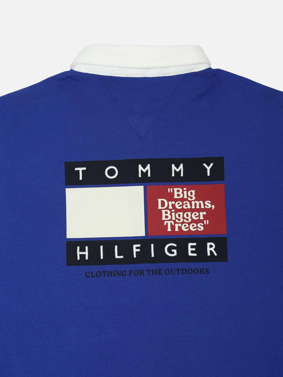 Embroidered Logo Blue Cotton Polo T-Shirt for Boys