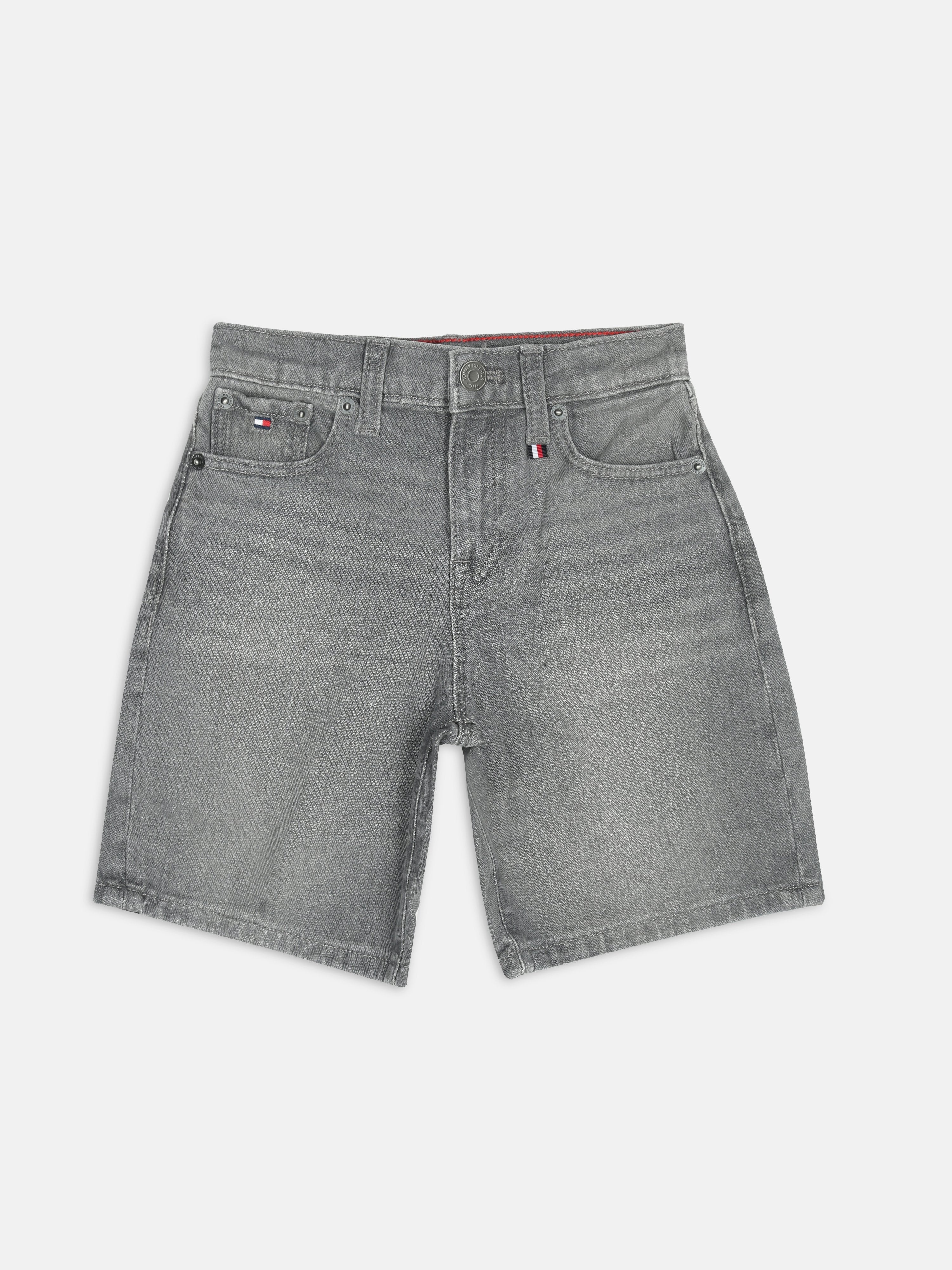 Girls Grey Oversized Fit Straight Casual Pants