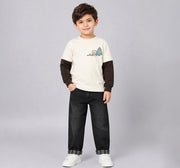 Doctor Sleeves T-Shirt Withprint On Back Beige