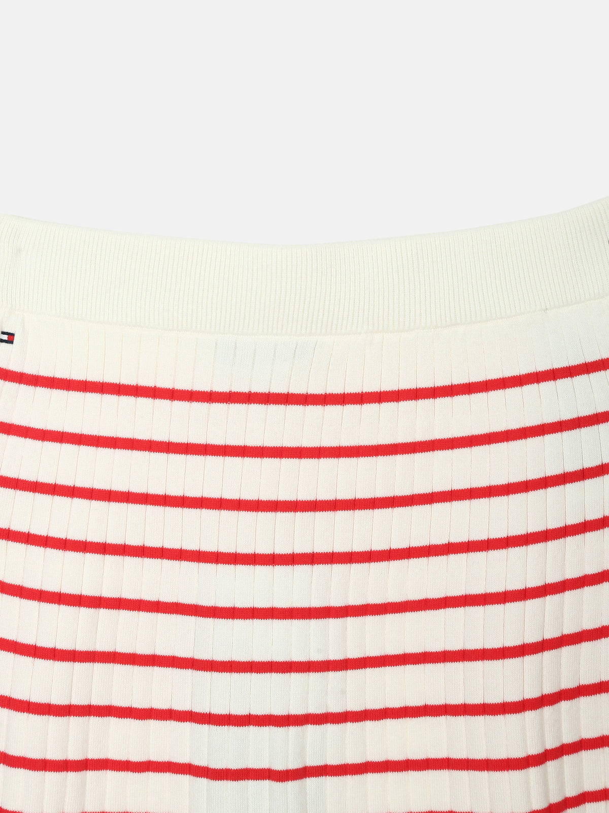 Girls Regular Fit Striped Mid Rise Skirt Red Alert Stripes