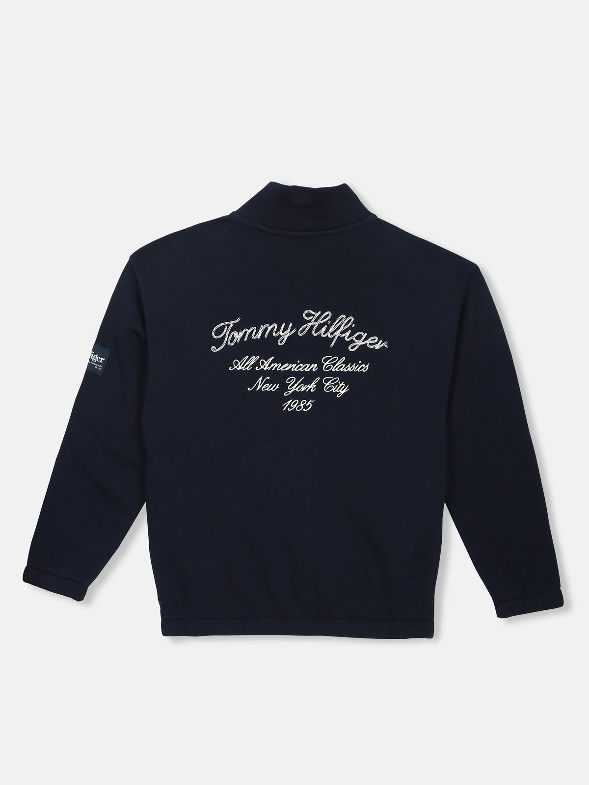 Boys Embroidered Logo Regular Fit Sweatshirt Dark Night Navy
