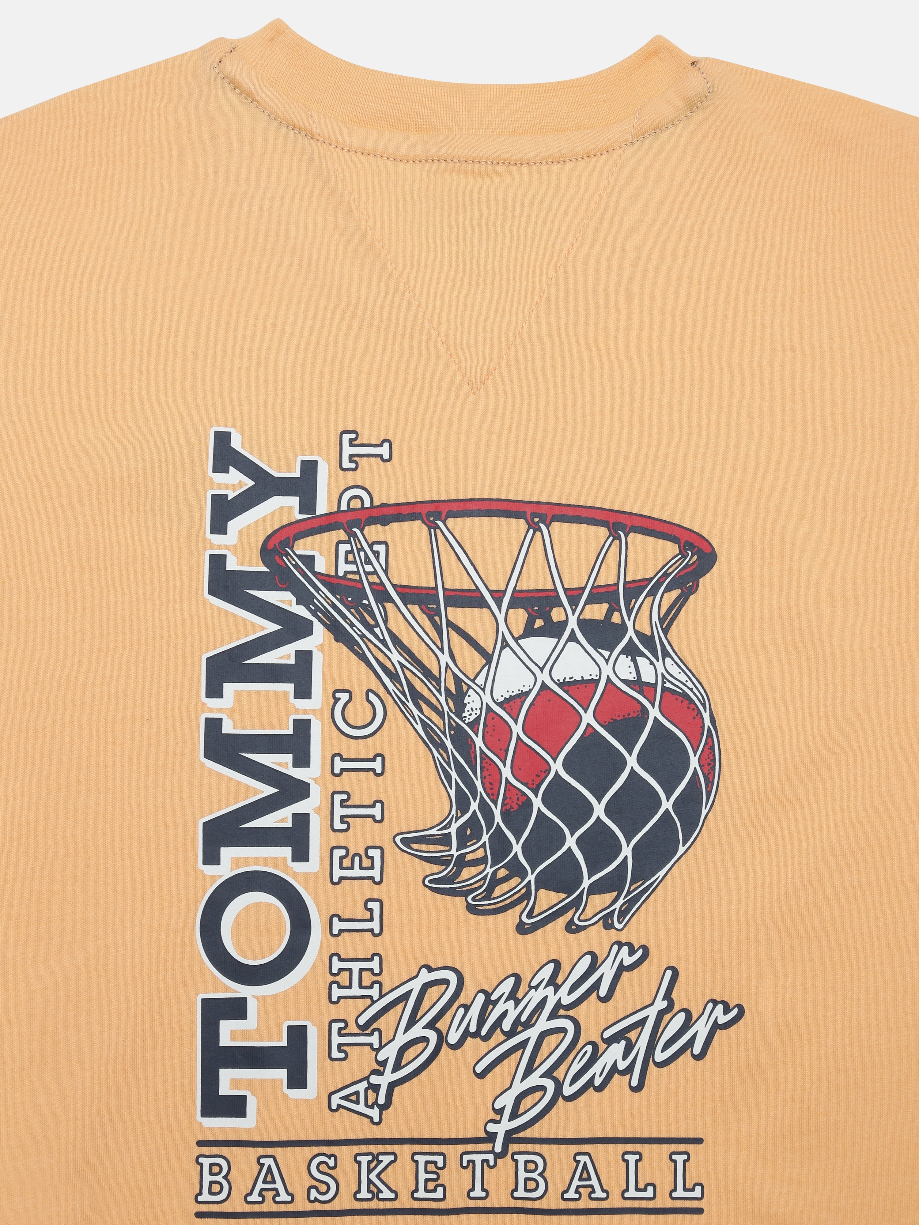 Boys Yellow Graphic Crew Neck Classic Fit T-Shirt