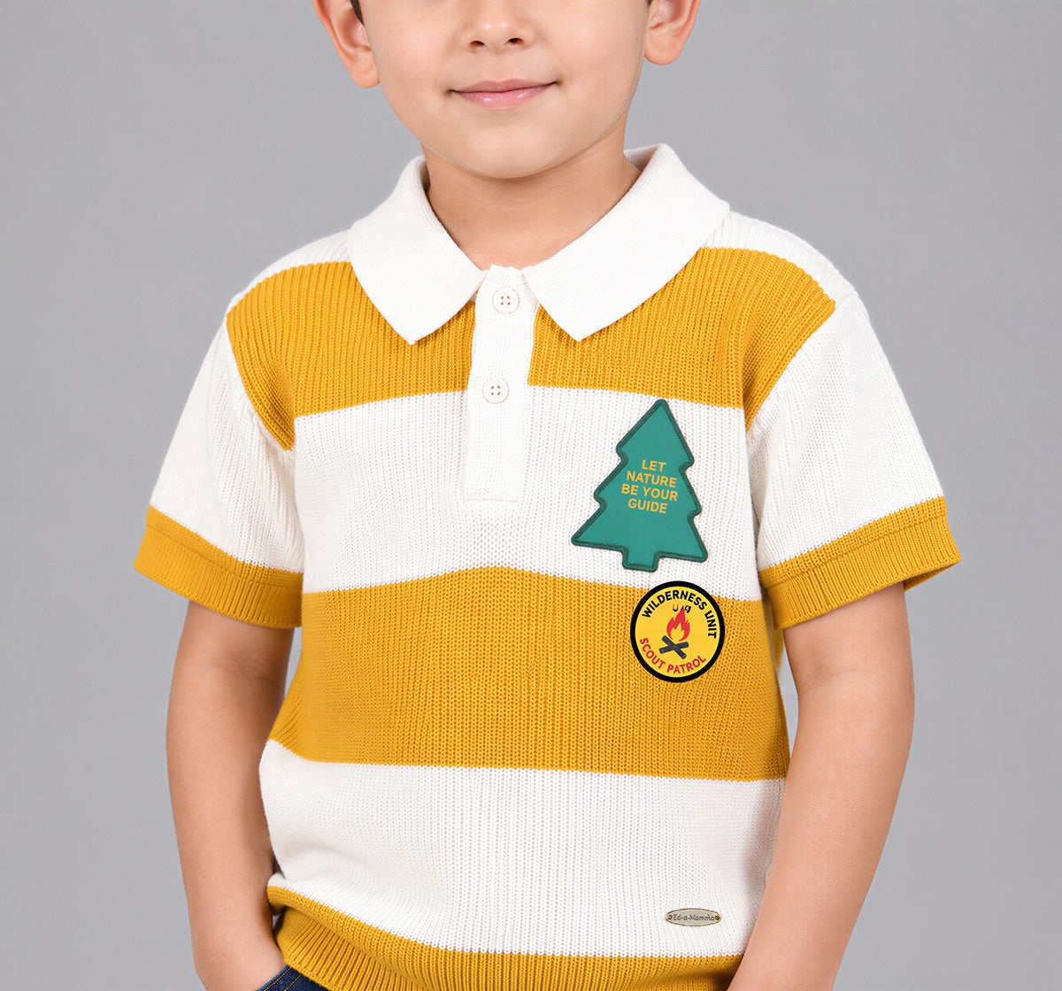 Black Embroidered Shirt Yellow