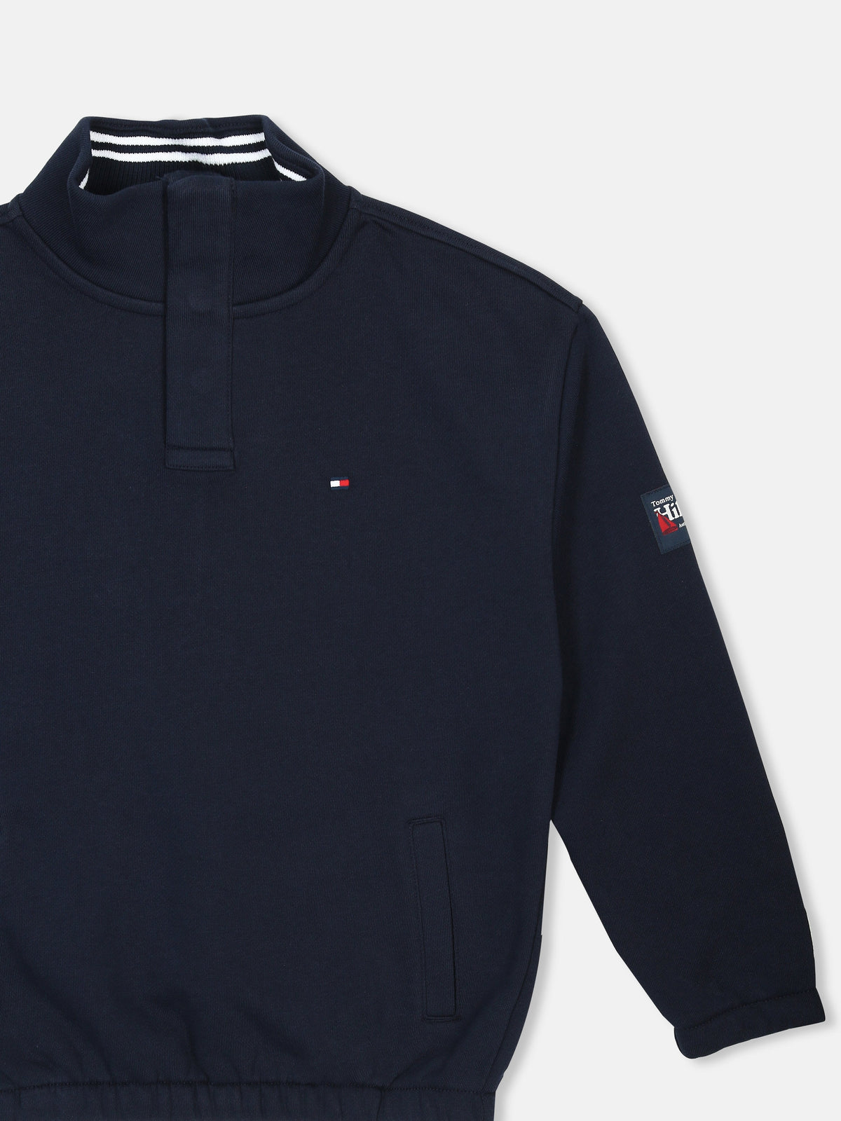 Boys Embroidered Logo Regular Fit Sweatshirt Dark Night Navy
