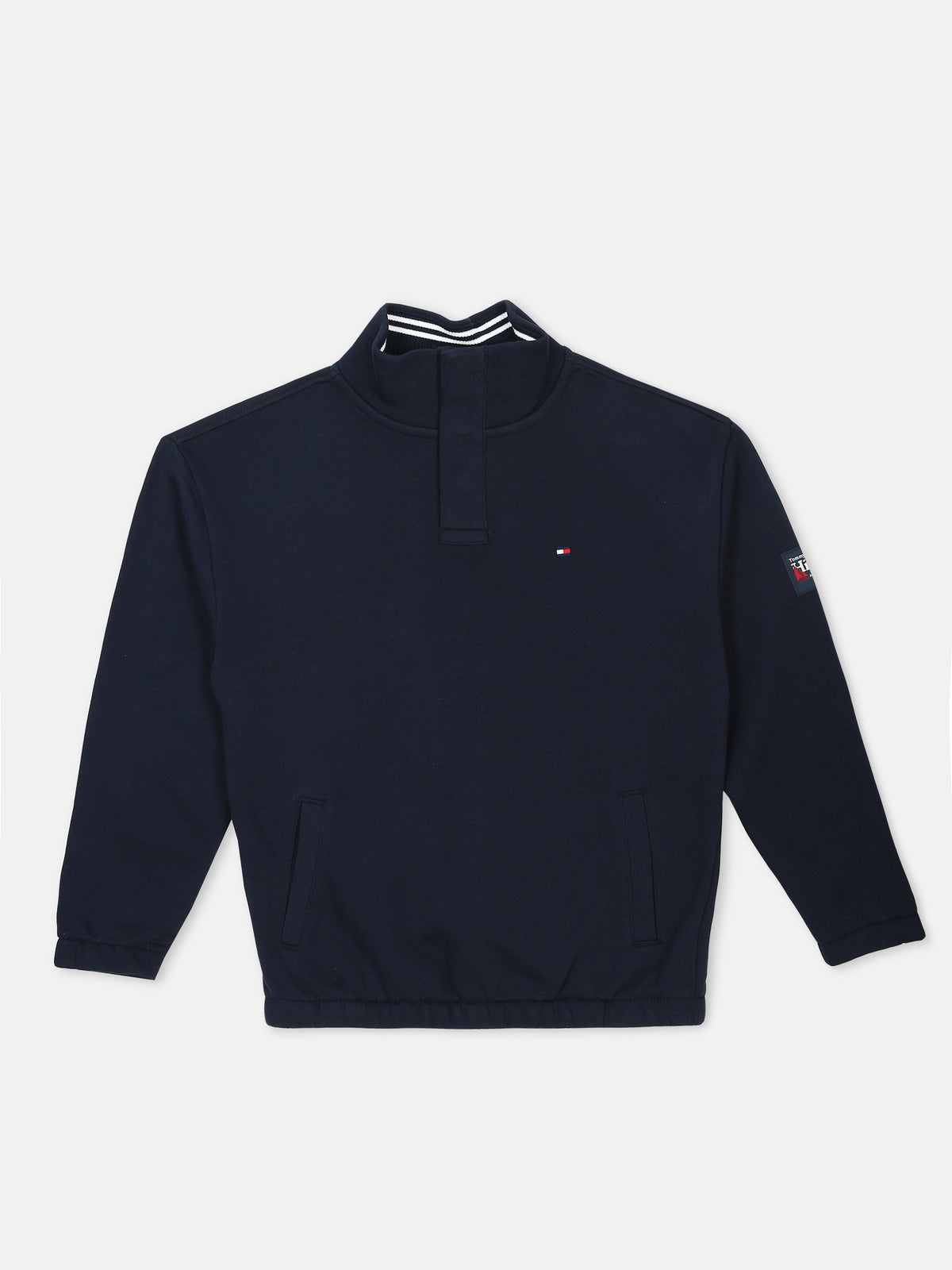 Boys Embroidered Logo Regular Fit Sweatshirt Dark Night Navy