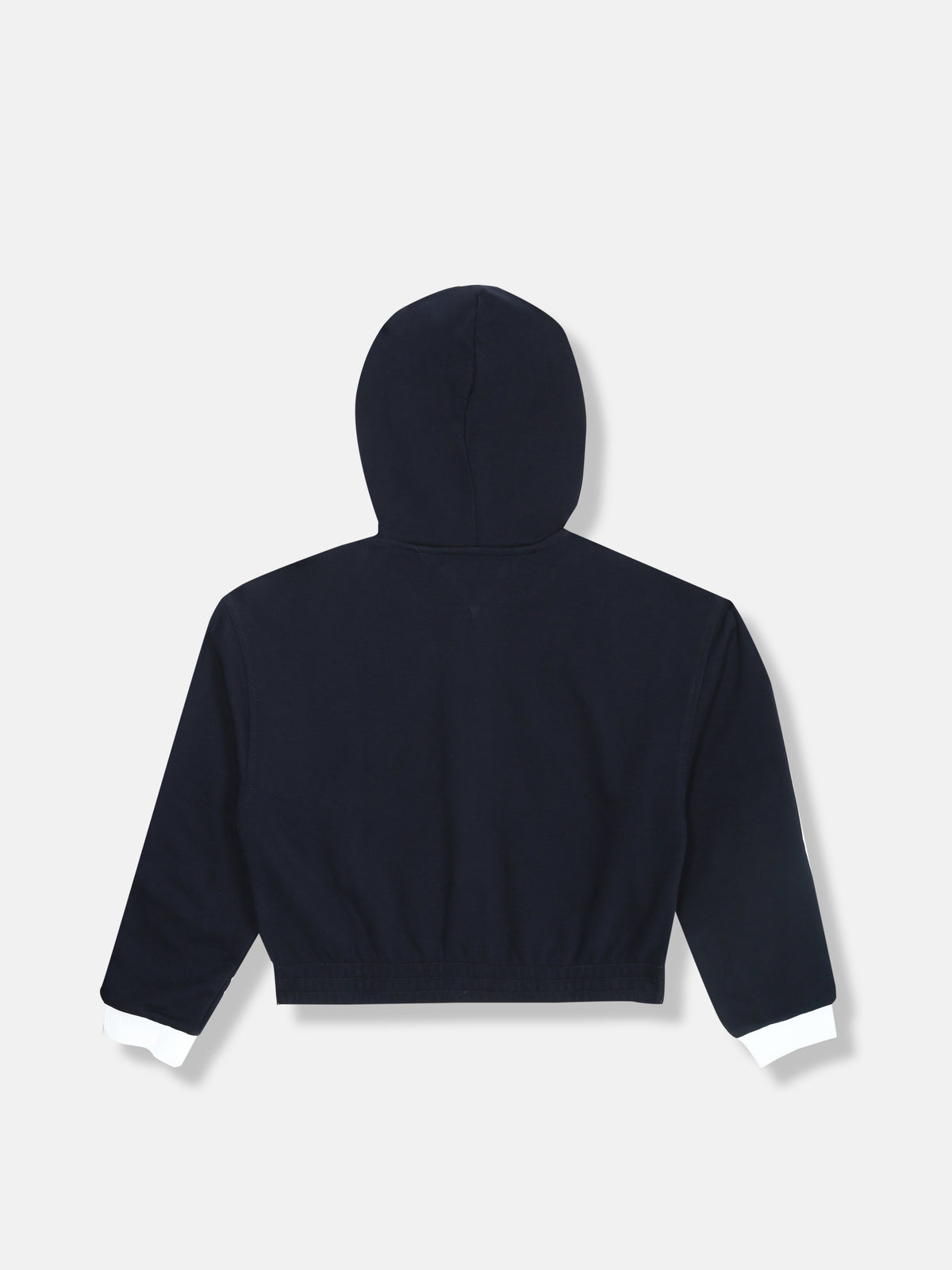 Color Block Hooded Sweatshirt for Girls Navy