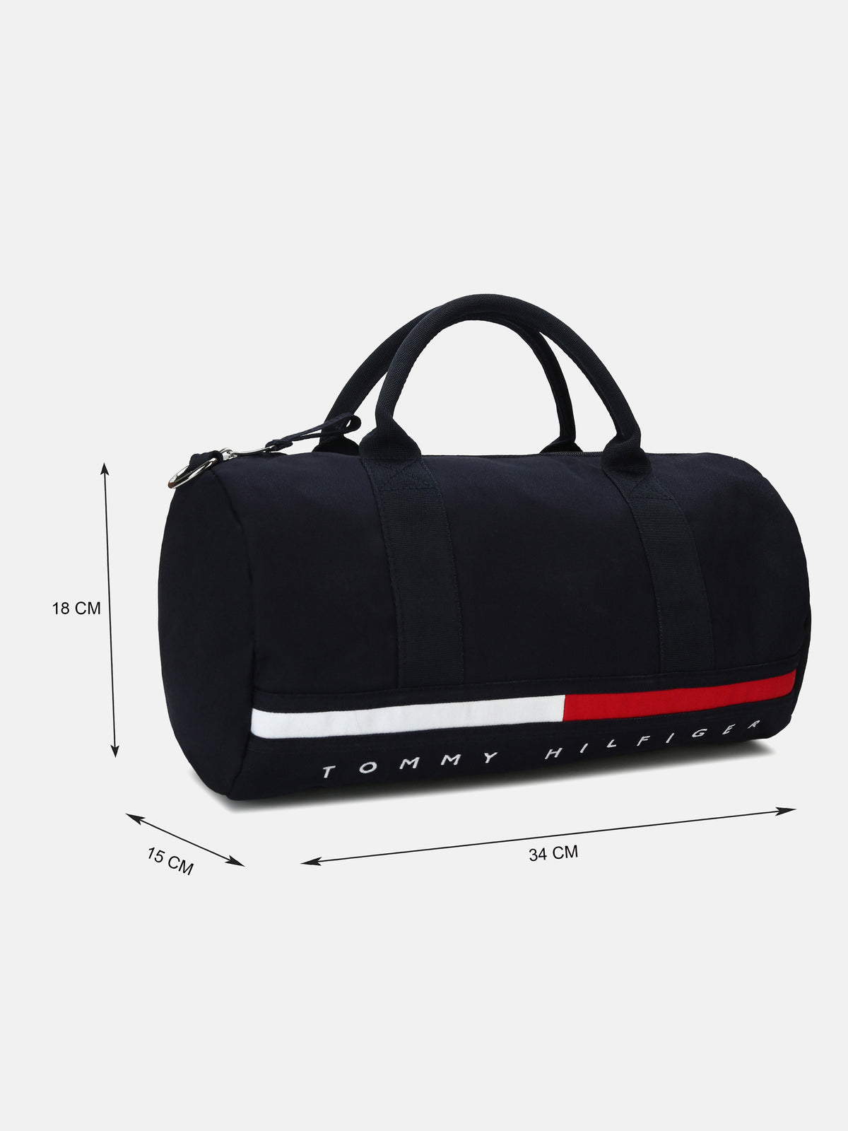 Boys Striped Black Polyester Duffle Bag Sky Captain