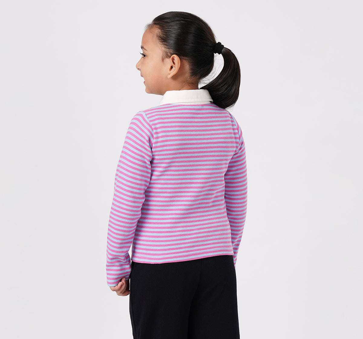 Y\D Stripe Rib T Shirt Green