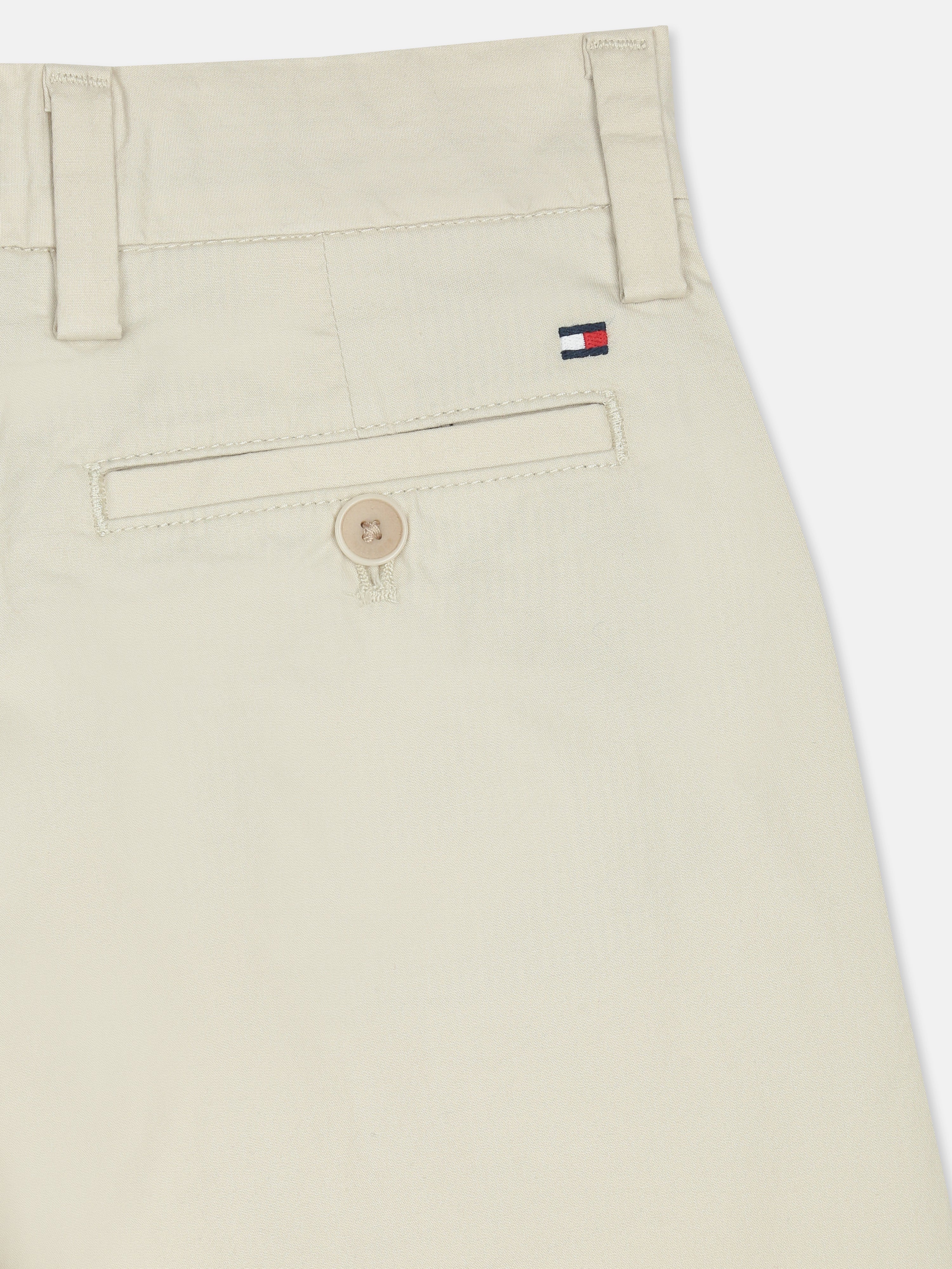 Boys Beige Baggy Fit Mid Rise Chinos