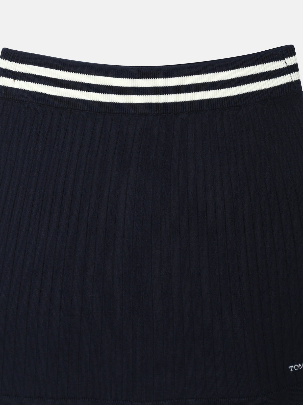 Girls Regular Fit Solid Mid Rise Skirt Dark Night Navy