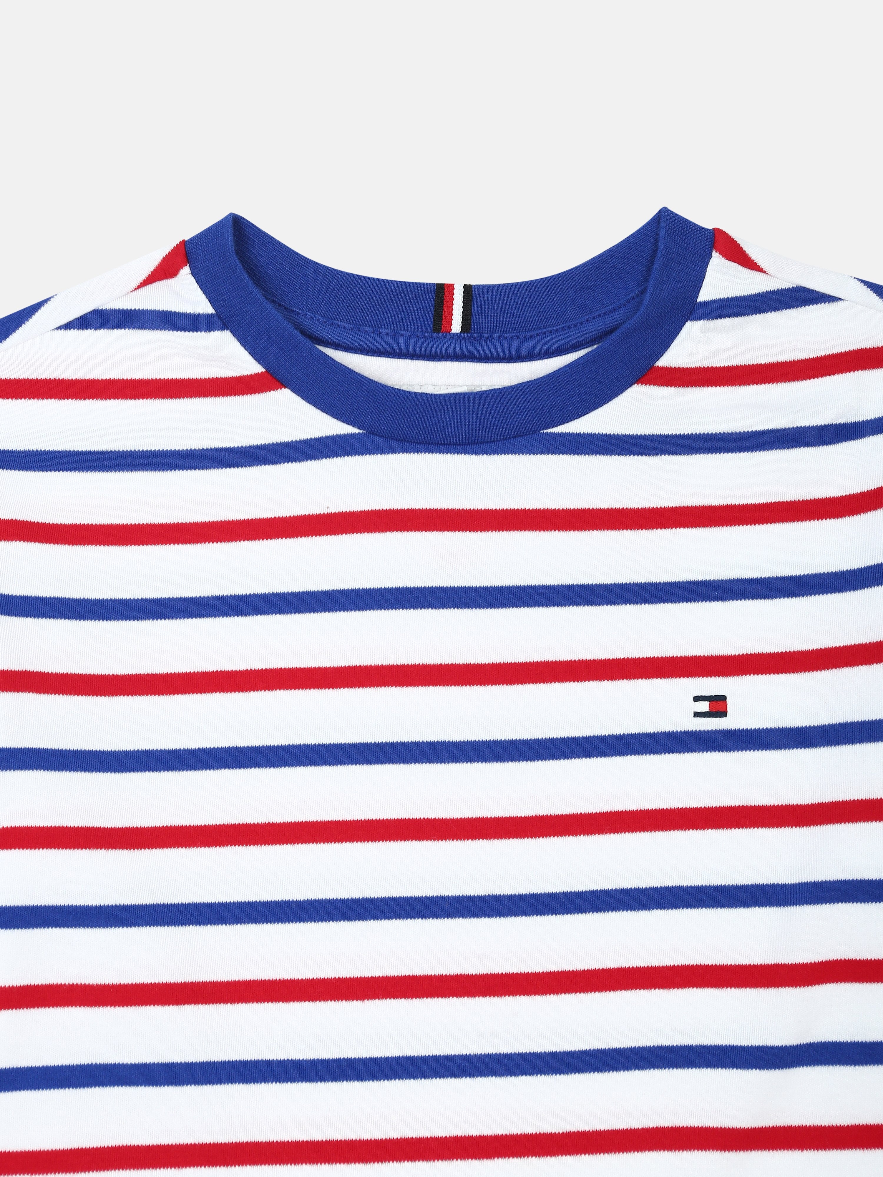 Striped Multi-Colour Regenerative Cotton T-Shirt for Boys