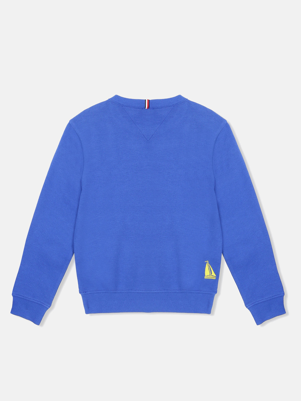 Logo Blue Regenerative Cotton Sweatshirt for Boys