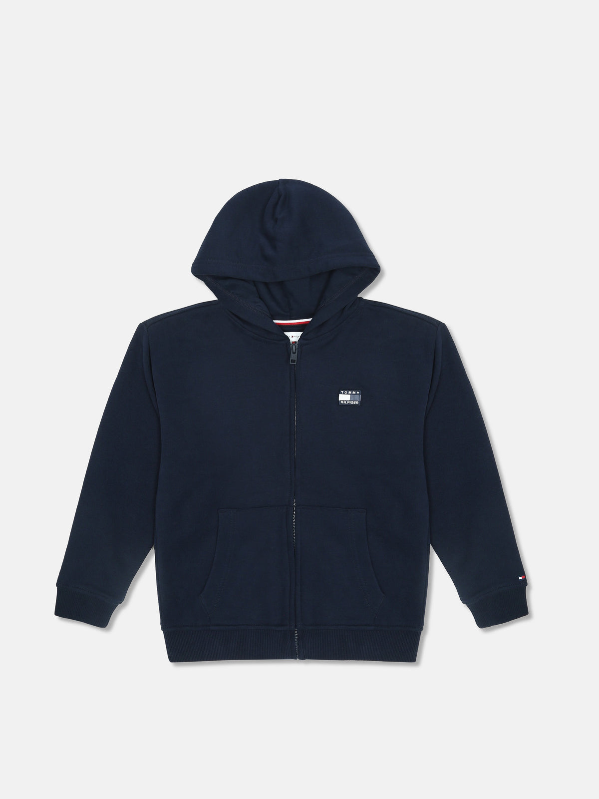 Boys Solid Regular Fit Cotton Sweatshirt Dark Night Navy