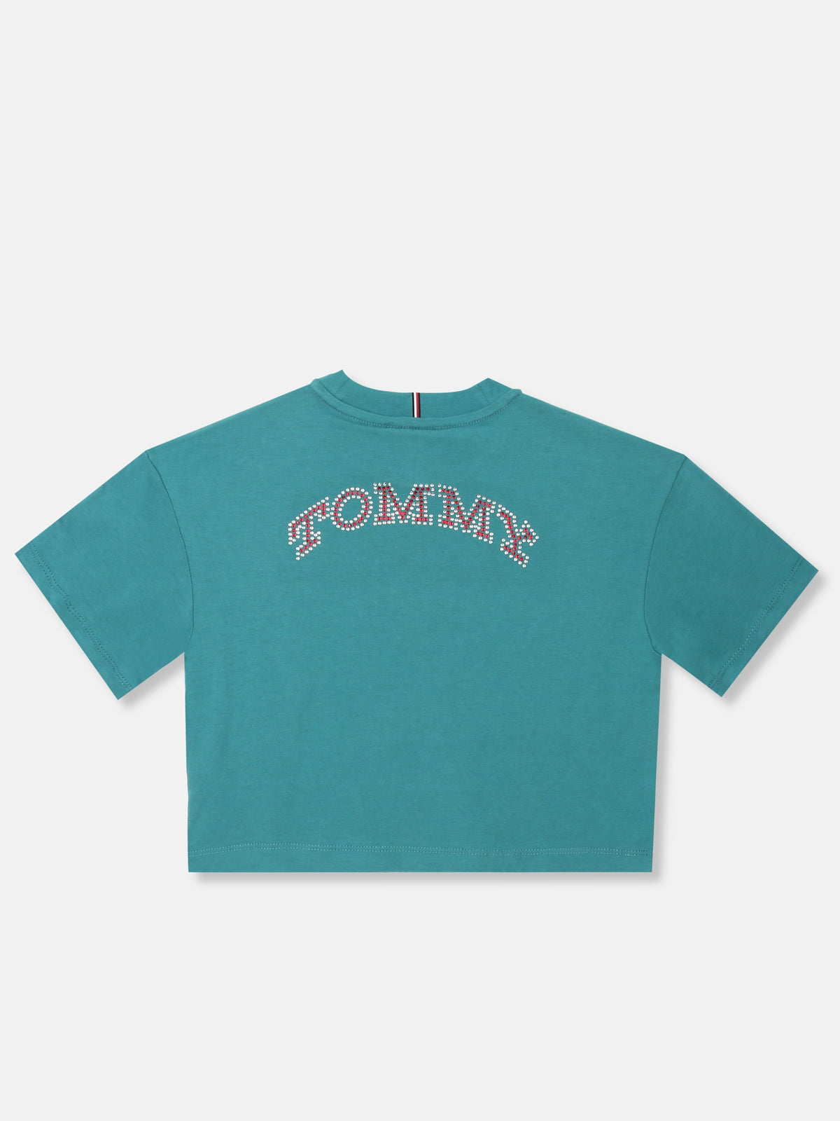 Girls Logo Relaxed Fit Cotton T-Shirt Platinum Teal