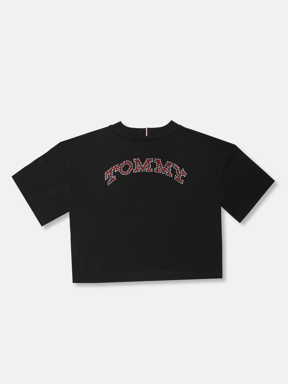 Embellished Logo T-Shirt for Girls Black