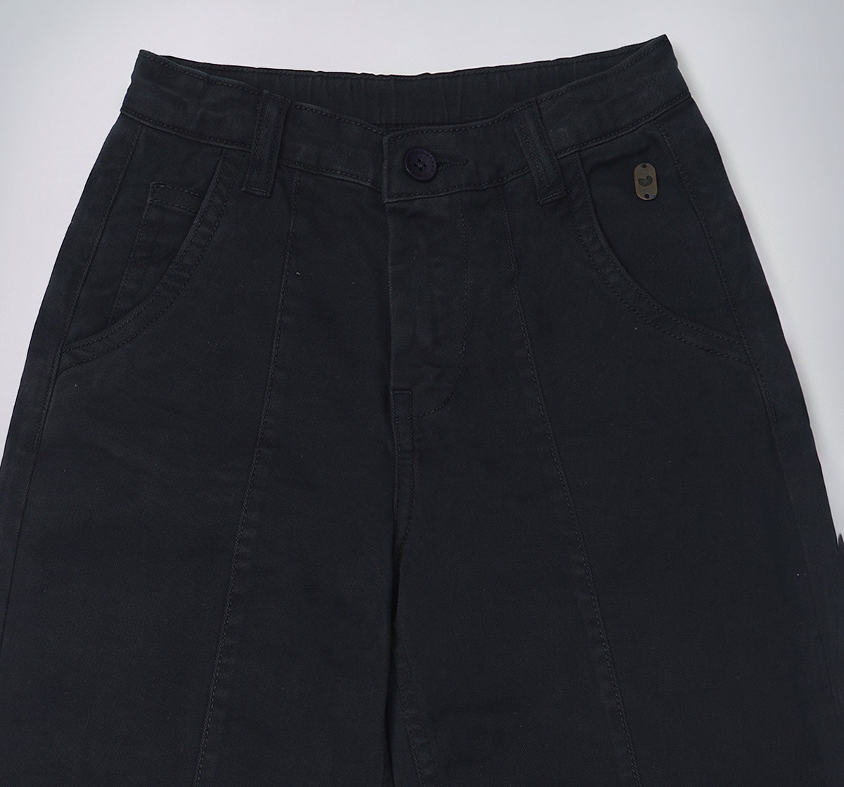 Twill Trousers Peach Finish Twill Navy