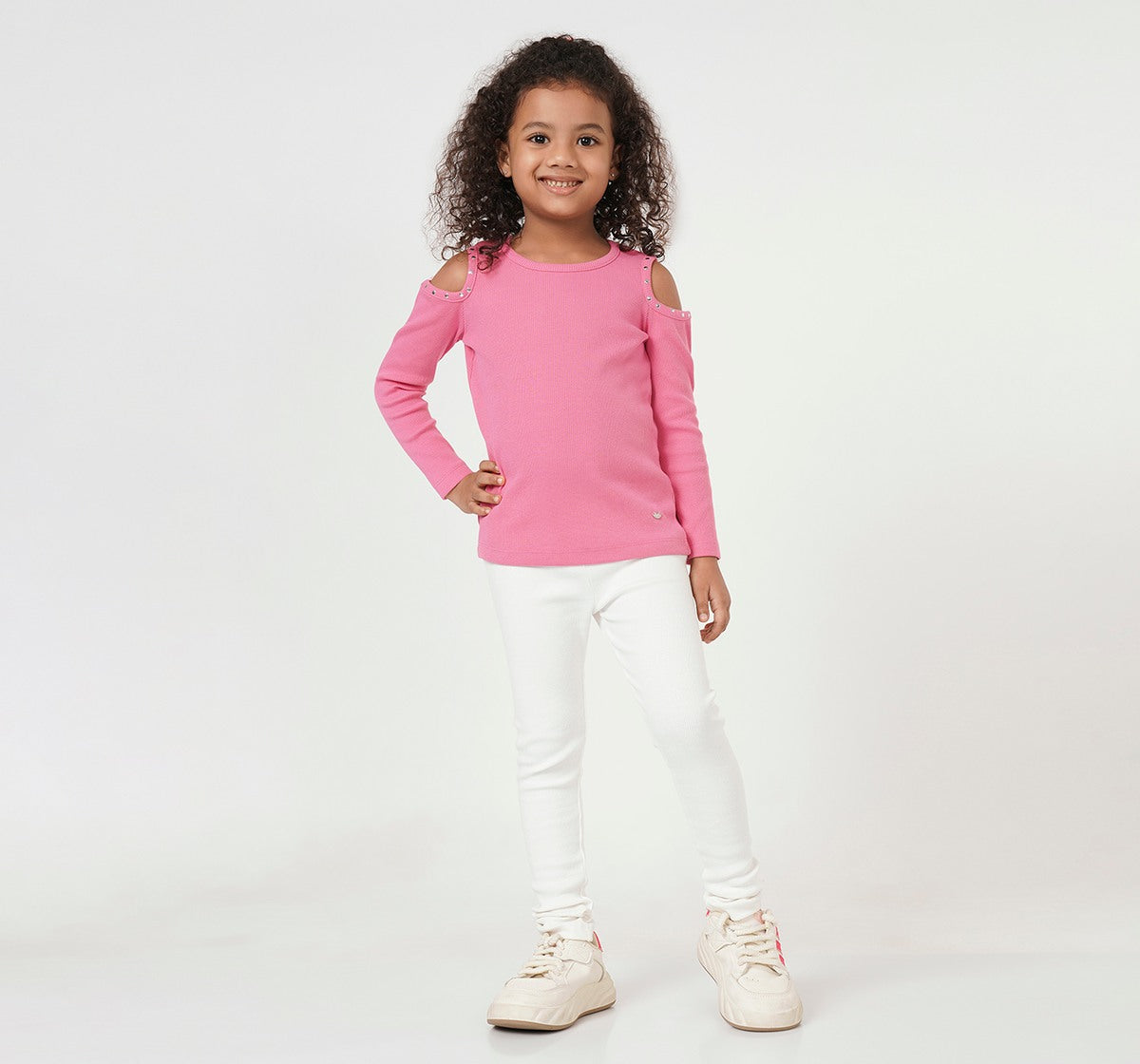 Rib Leggings 2X2 Lycra Rib Off White