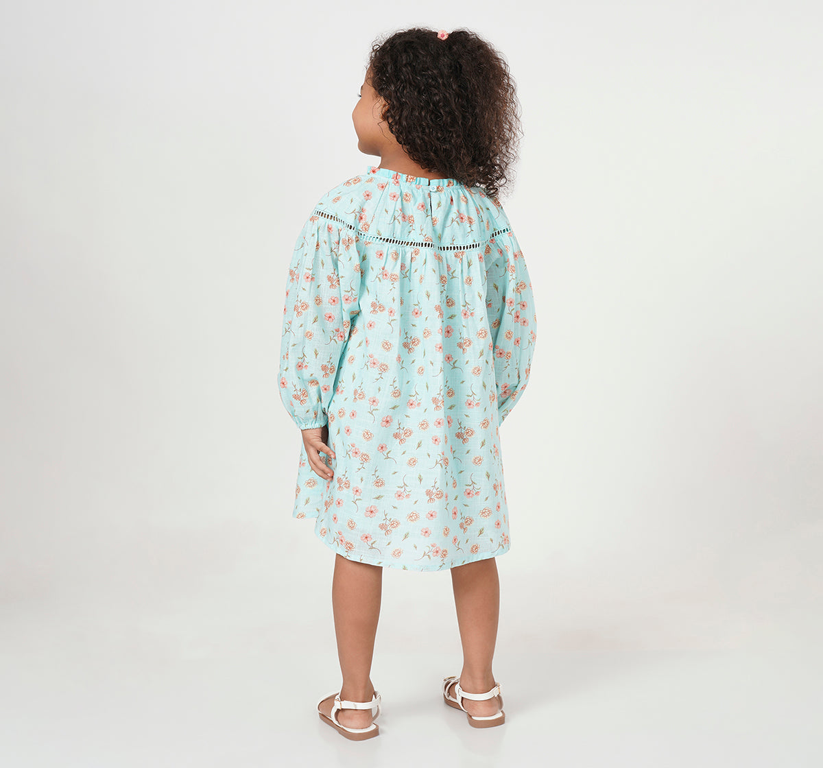 Printed Lurex Dress Multicolor