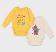 Full Sleeve Bodysuit Multi Pack of 2