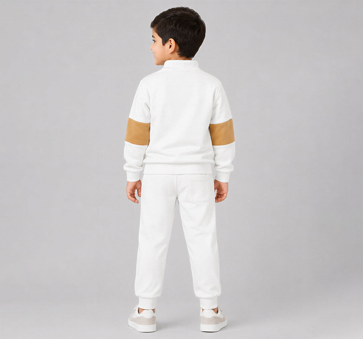 Sweatshirt & Jogger Coordinate Set Off White