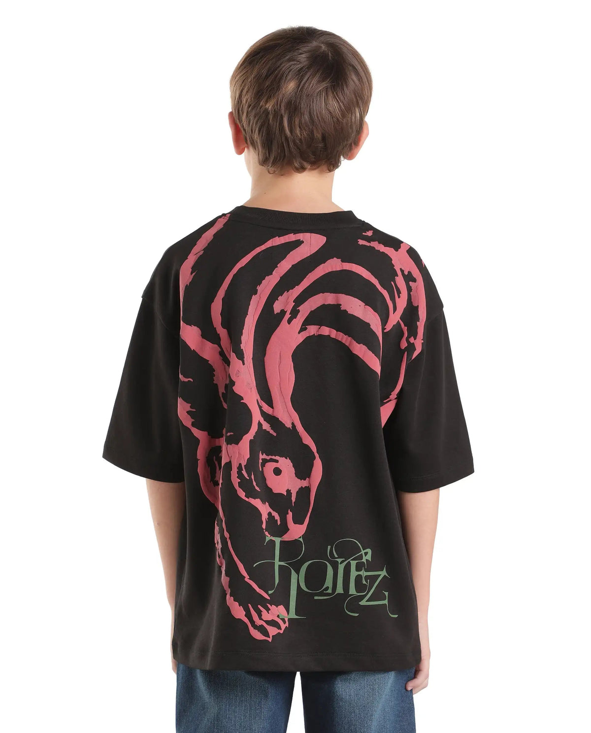 Rare Ones Boys Pete26 Cotton Blend T-Shirt - Black