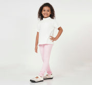 Rib T Shirt with Tonal Embroidery Off White